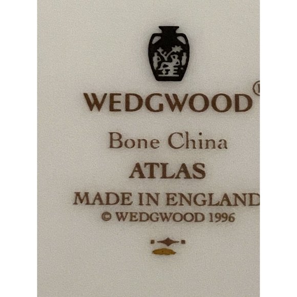 Small Wedgwood Atlas Octagonal Trinket Dish PlateBone China England 1996 - Picture 5 of 8